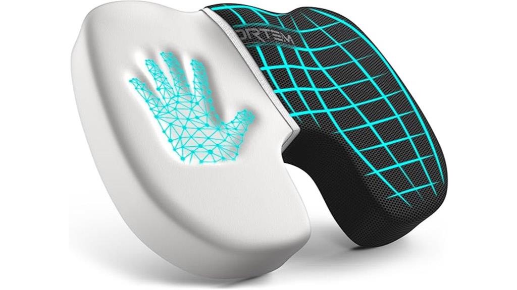 ergonomic memory foam cushion
