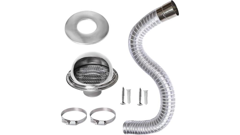 extendable pellet stove vent