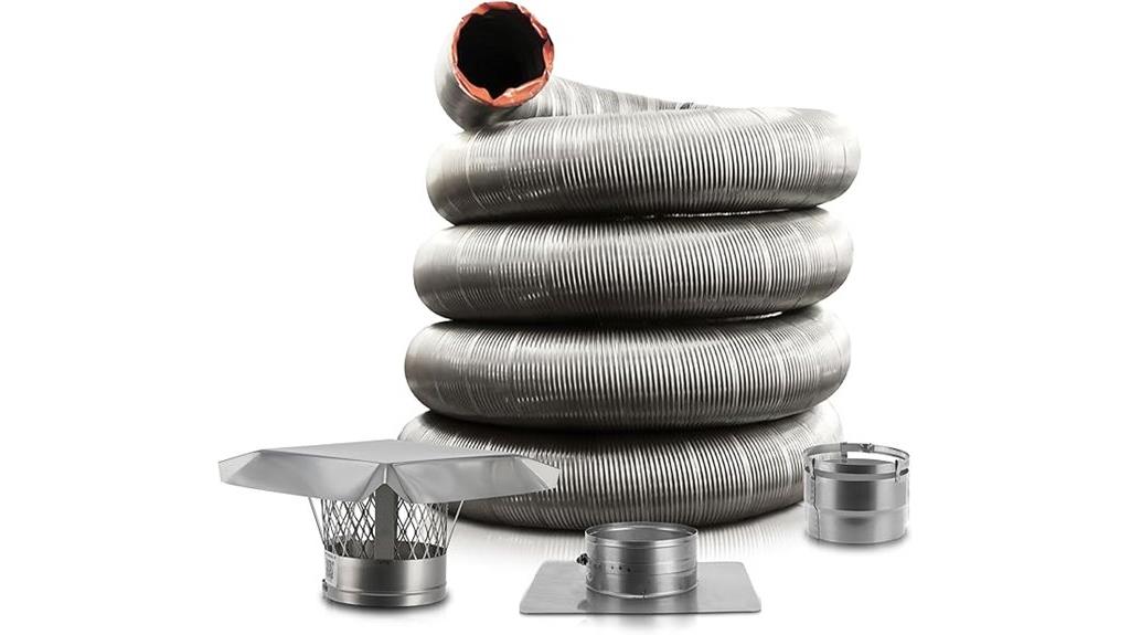 flexible 3 inch chimney liner