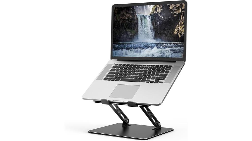 flexible height laptop stand