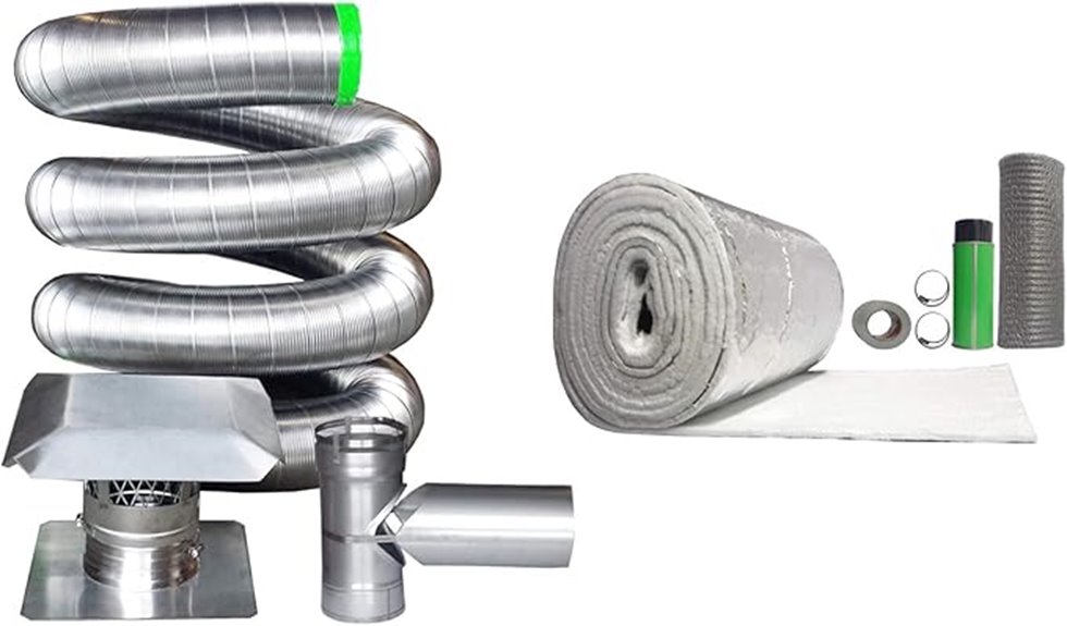 flexible stainless steel chimney connector