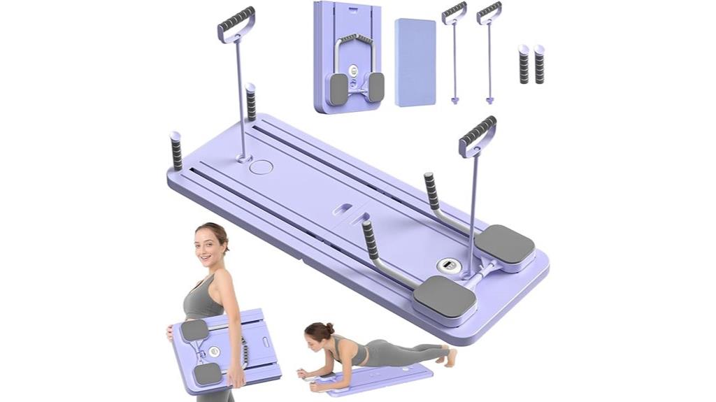 foldable pilates reformer board
