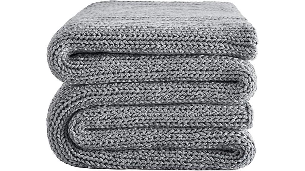 heavy cooling chunky blanket