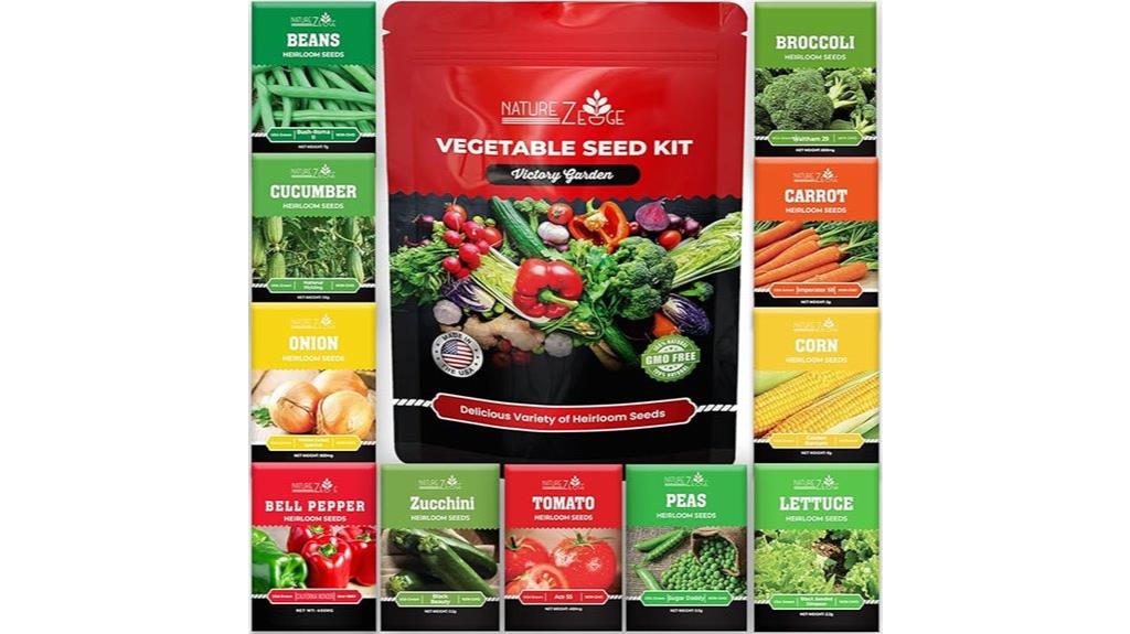 heirloom seeds survival pack