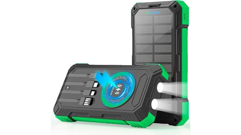 high capacity solar power bank