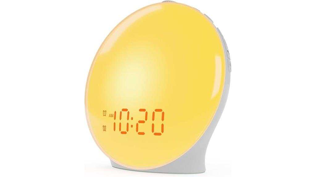 kids sunrise wake up light