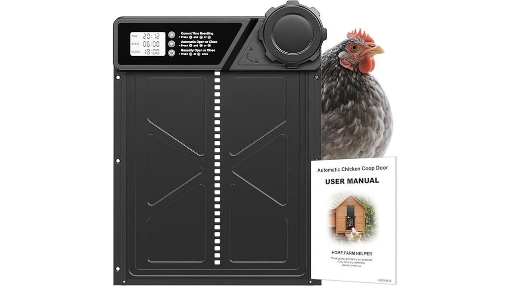 large automatic chicken door