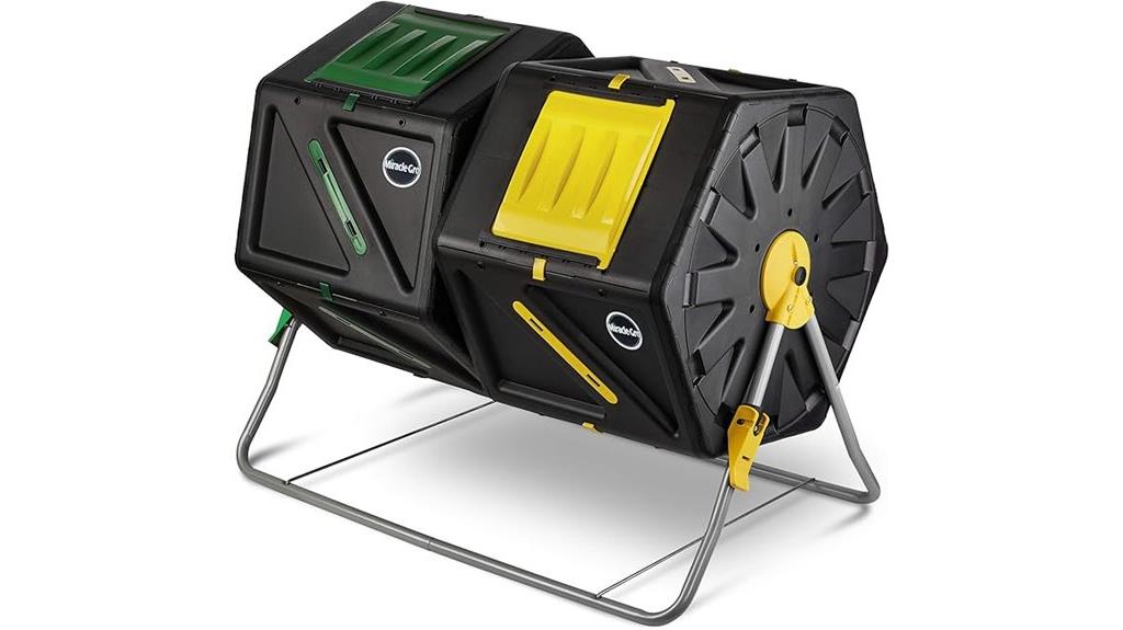 large dual chamber tumbler