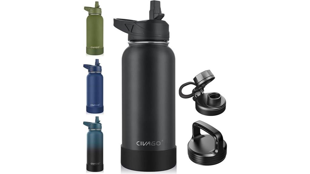 large insulated water bottle