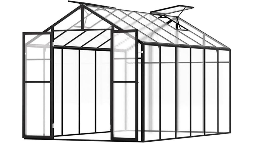 large polycarbonate greenhouse