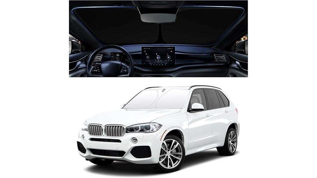 large sun shade with storage