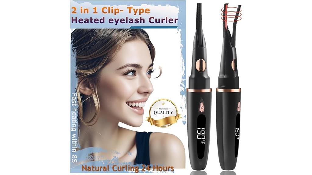 led heated eyelash curler