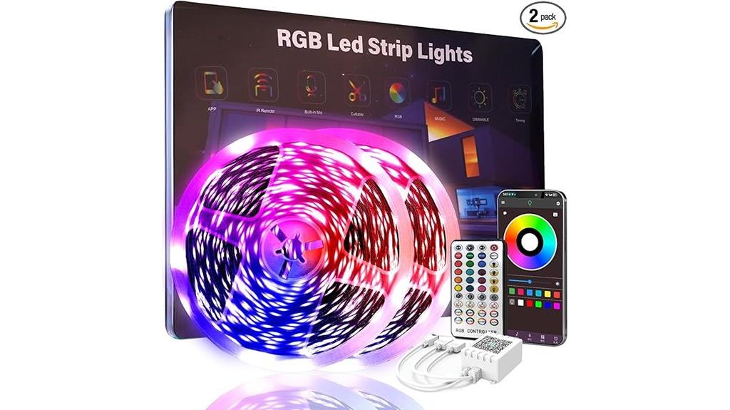 long rgb bedroom strip