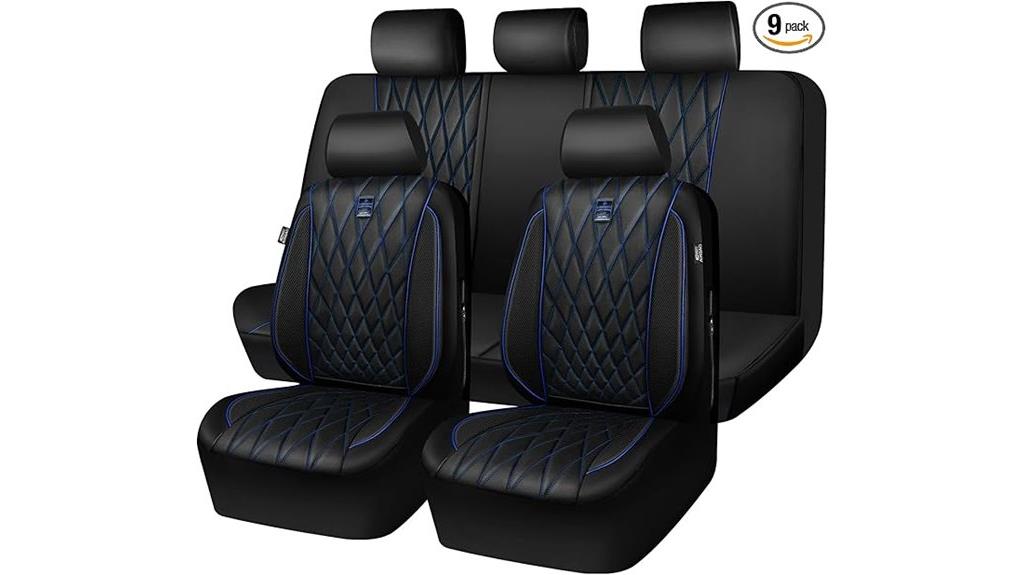 luxury waterproof leather seat covers