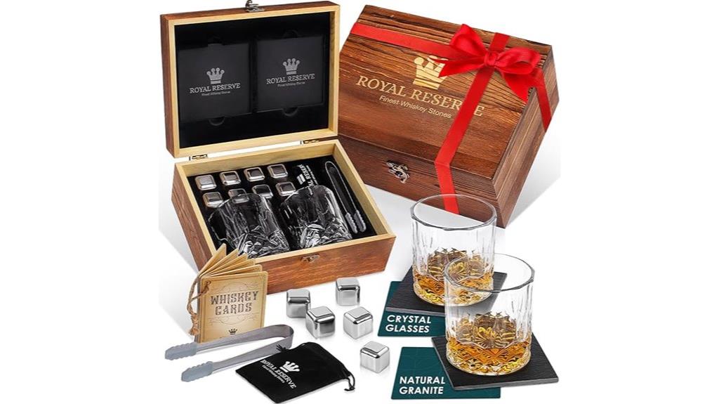 luxury whiskey glass set