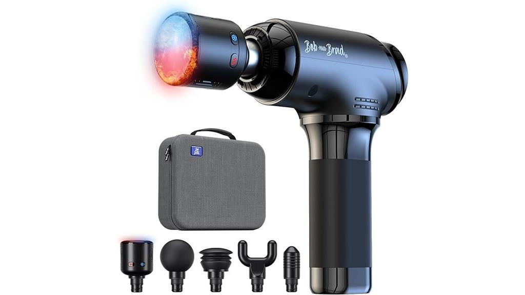 massage gun with heat