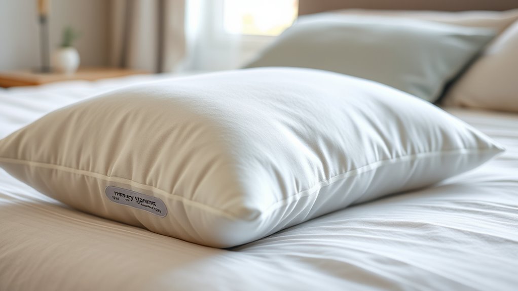 memory foam pillow features