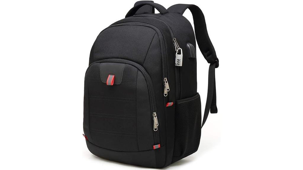 men s water resistant tech backpack