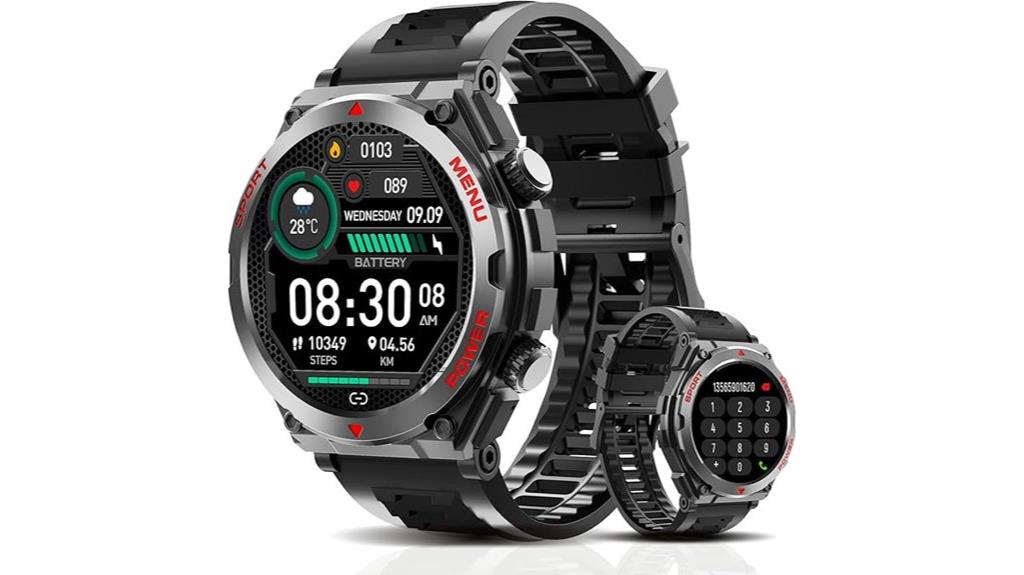 military smartwatch with tracking