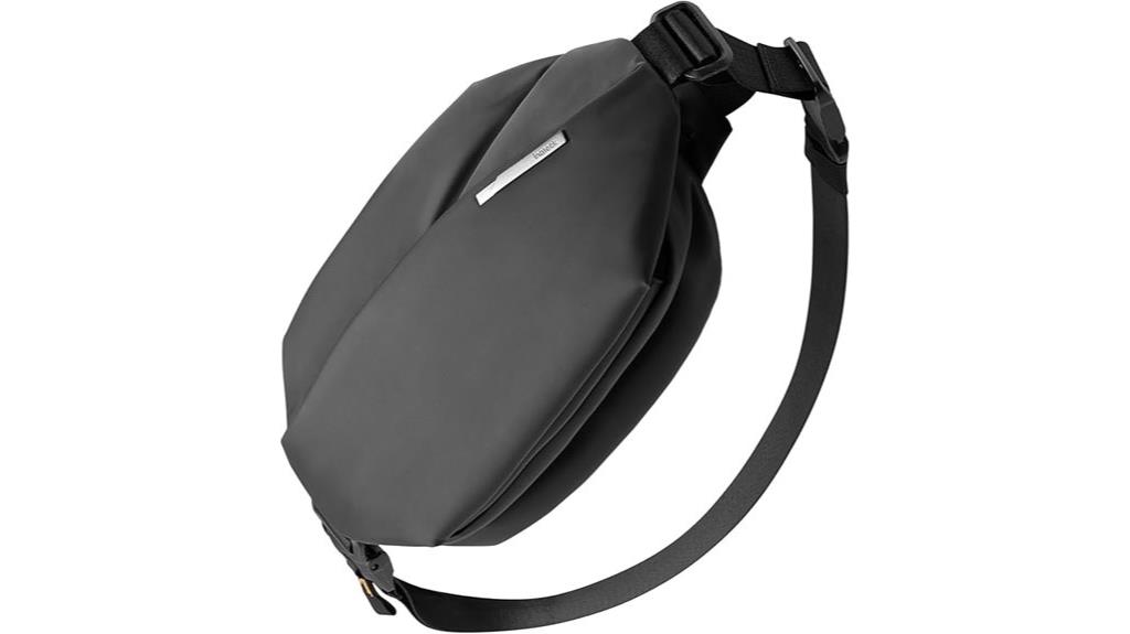 multi pocket sling shoulder bag