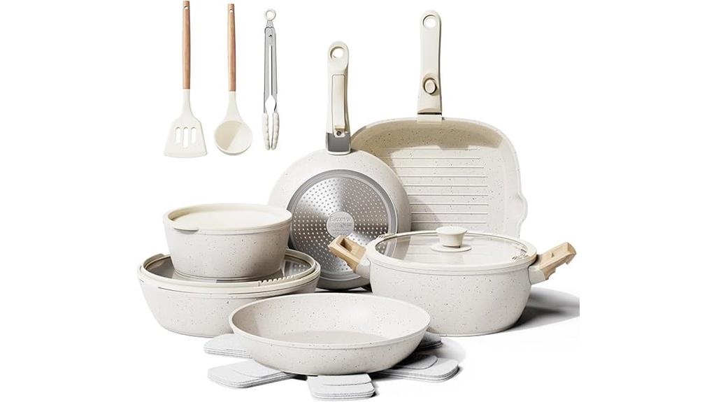 non stick ceramic cookware set
