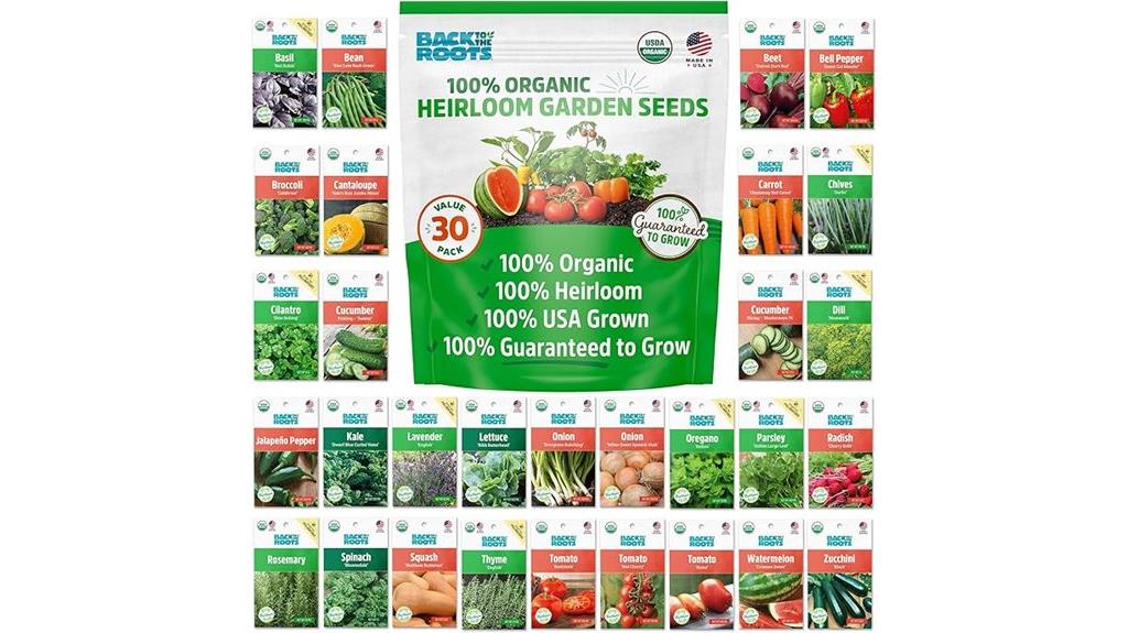 organic heirloom seed assortment