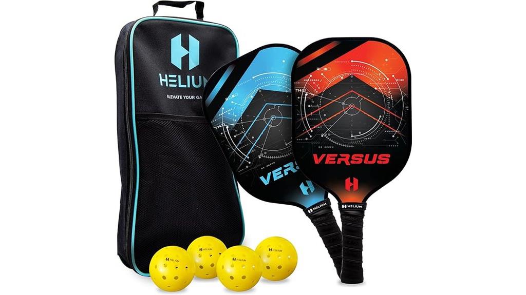pickleball set with helium