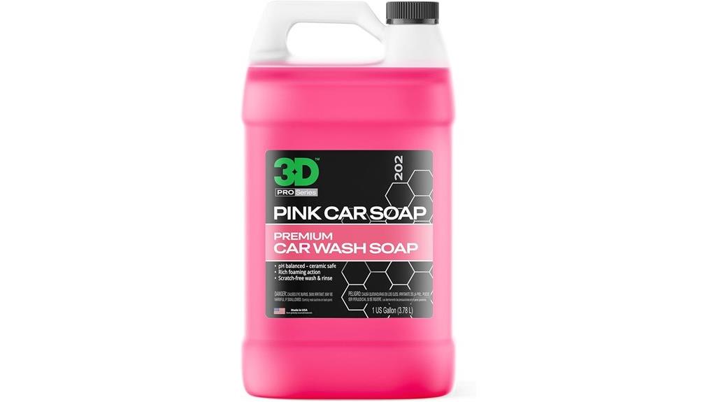 pink 3d car soap