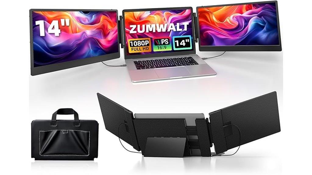 portable 14 inch laptop monitor