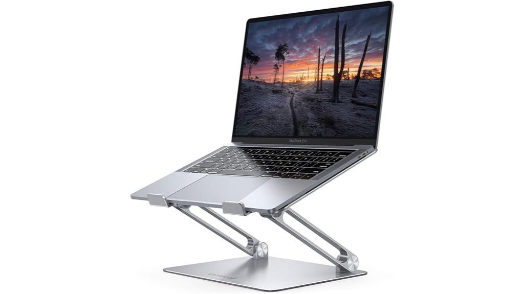 portable aluminum laptop riser