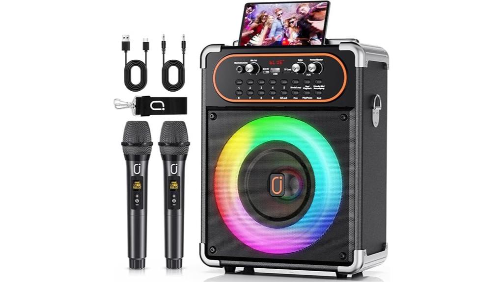 portable bluetooth karaoke system