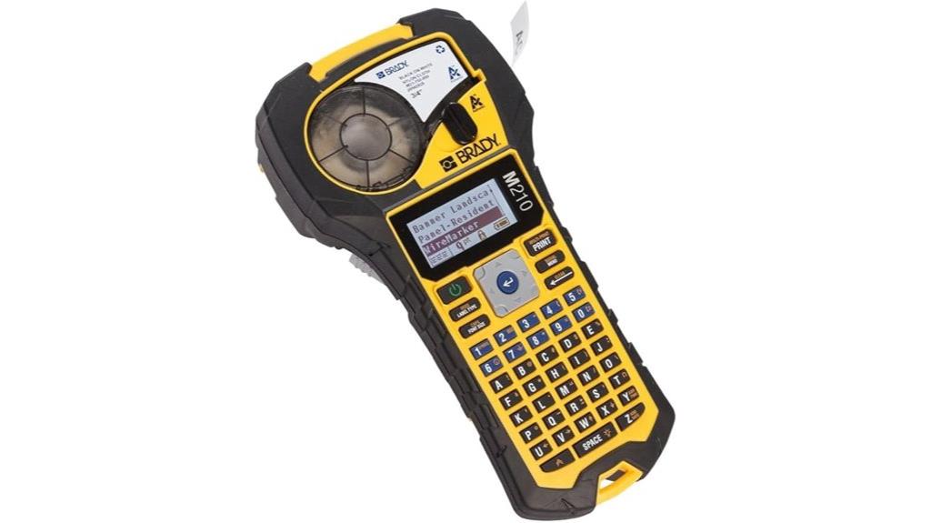 portable brady m210 printer