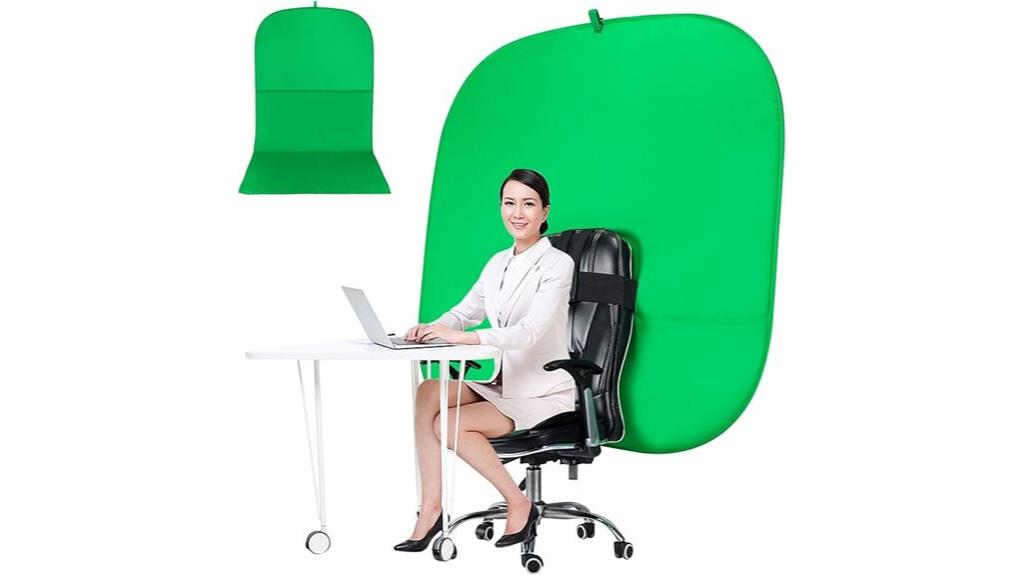 portable chroma key chair