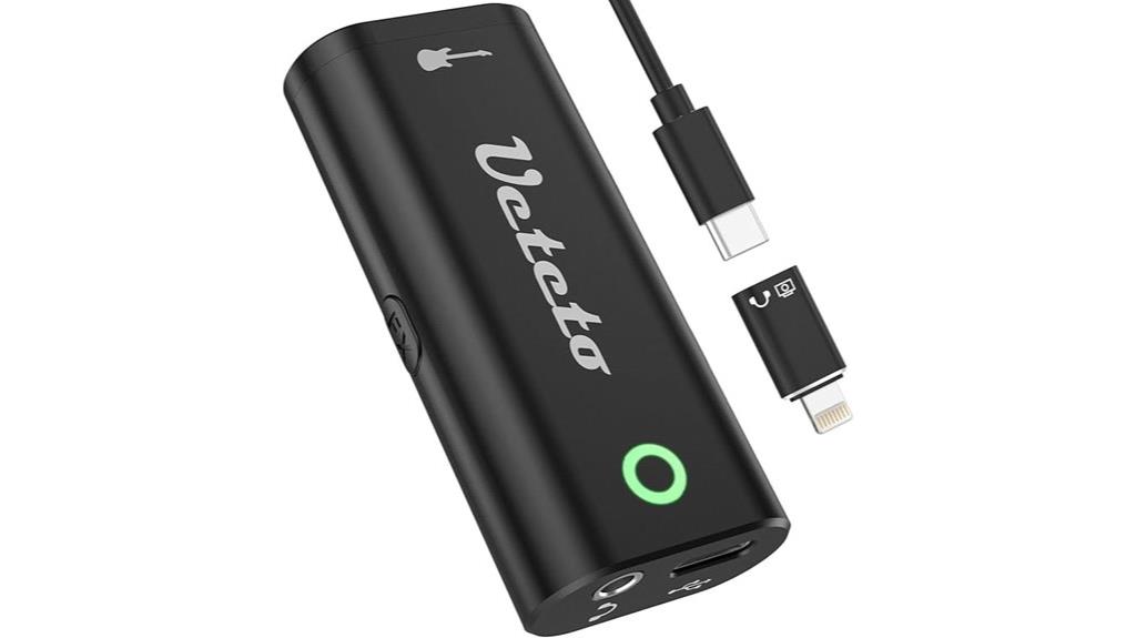 portable guitar audio interface