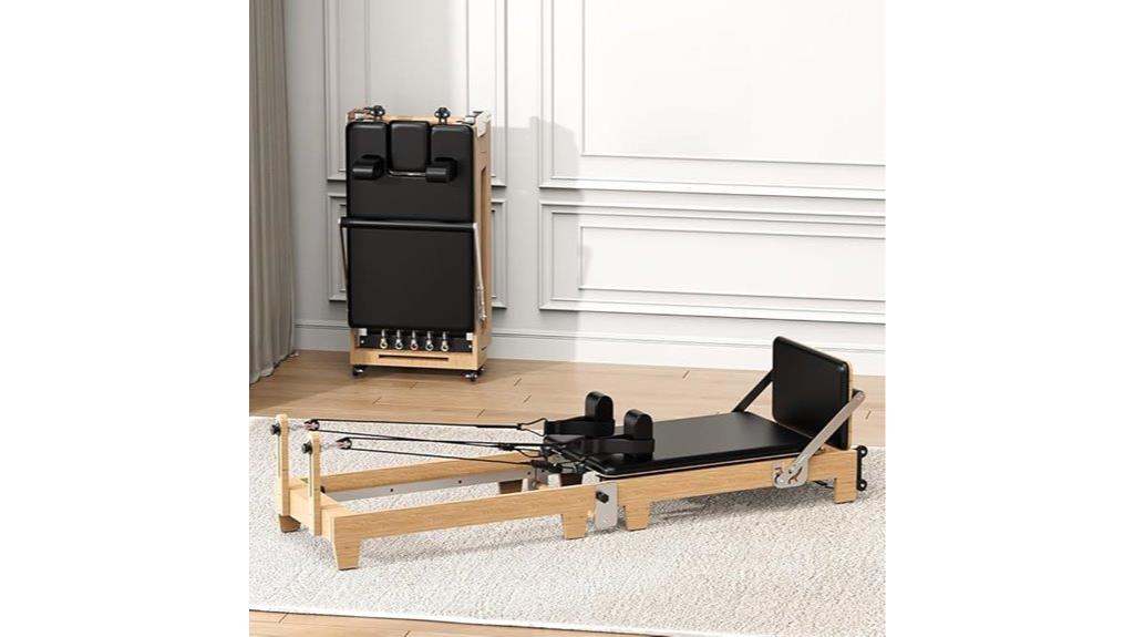 portable pilates equipment set