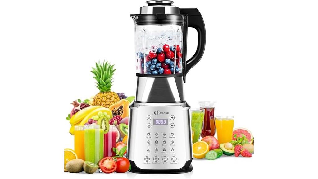 powerful 14 function glass blender