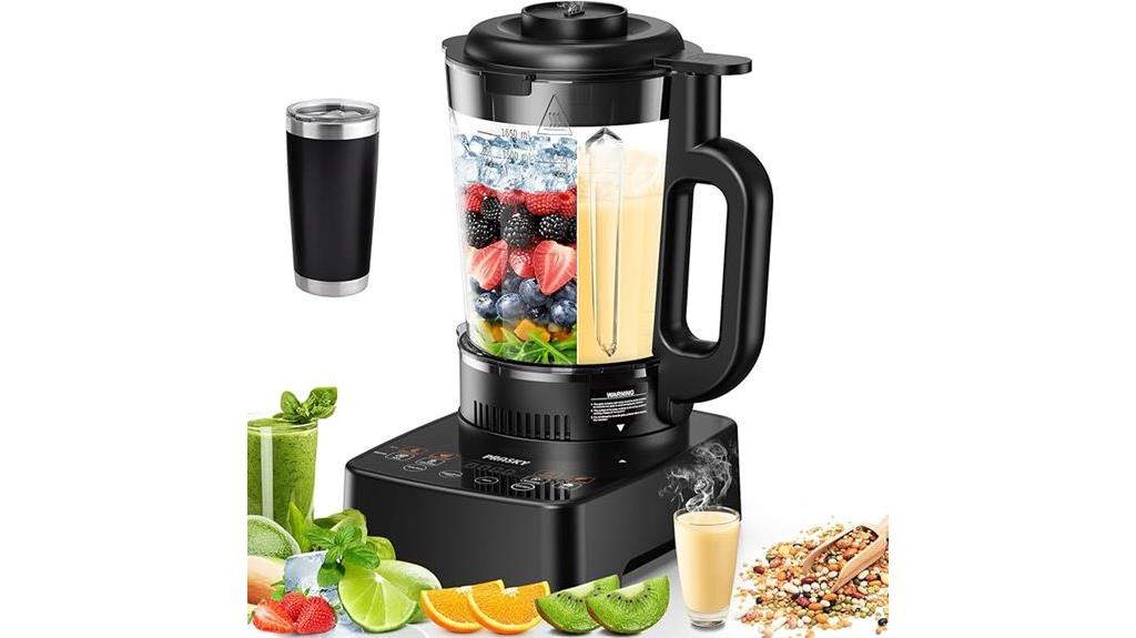 powerful glass heating blender
