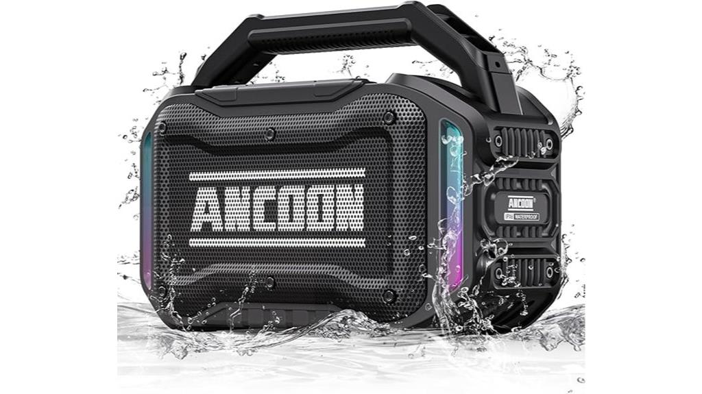 powerful waterproof portable speaker