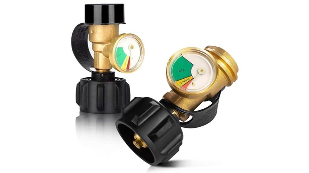 propane tank gauge set