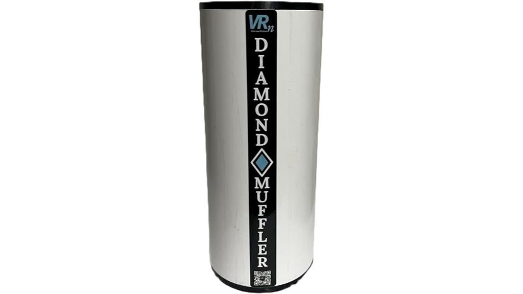 radon noise reduction muffler