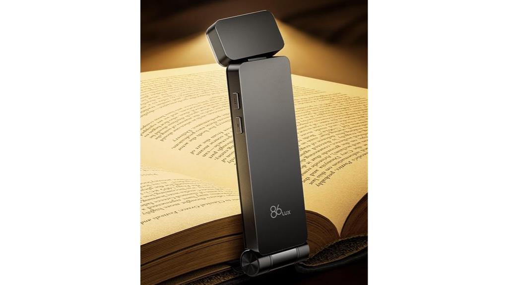 rechargeable clip on book light