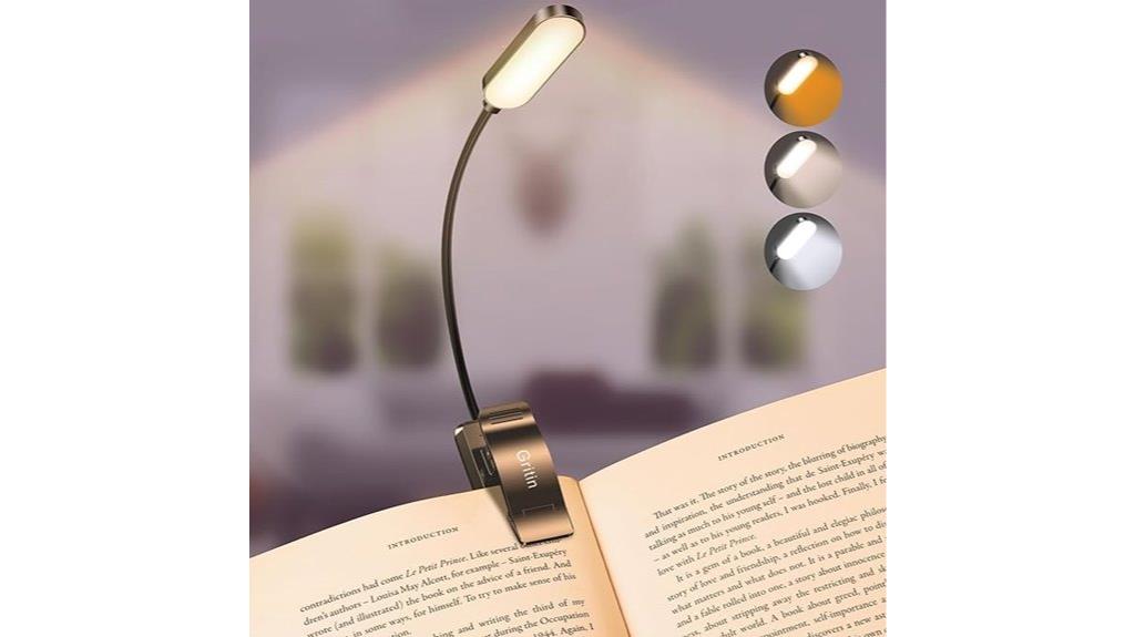 rechargeable led reading light