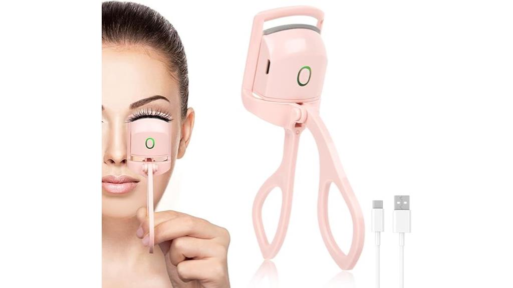 rechargeable quick heat eyelash curler