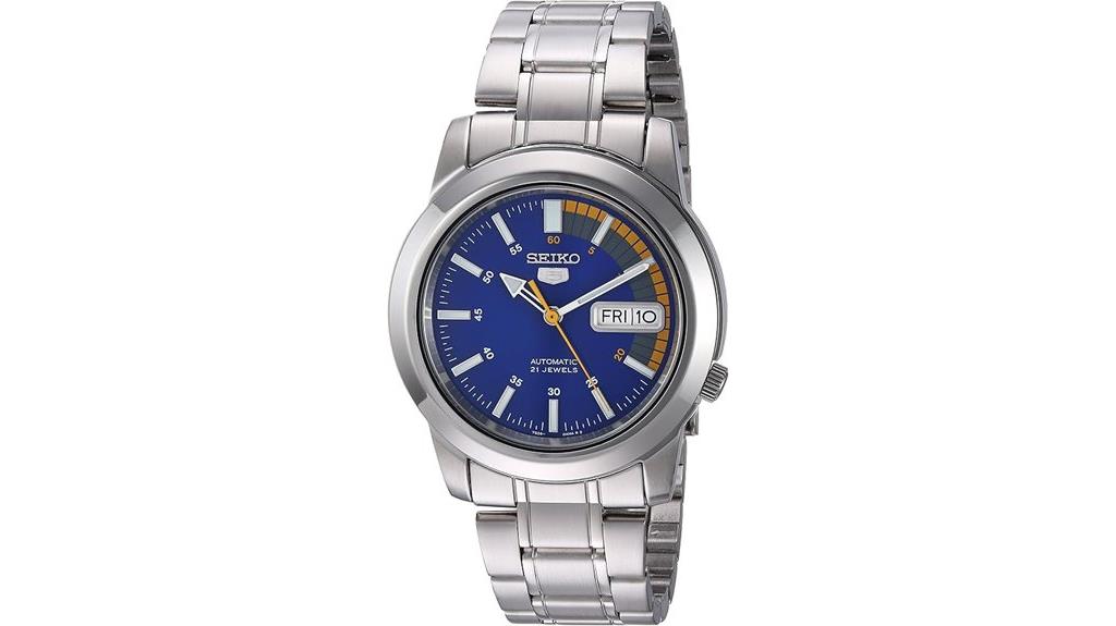 seiko 5 stainless watch