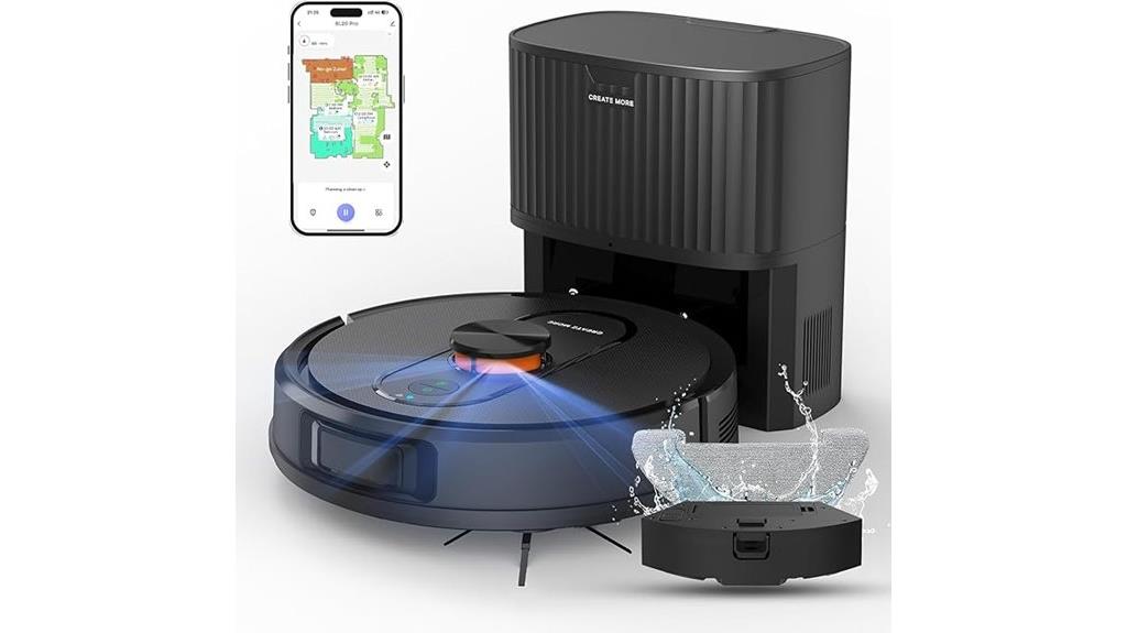 self emptying vacuum mop