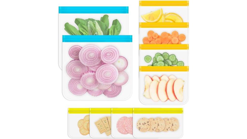 silicone food storage bags
