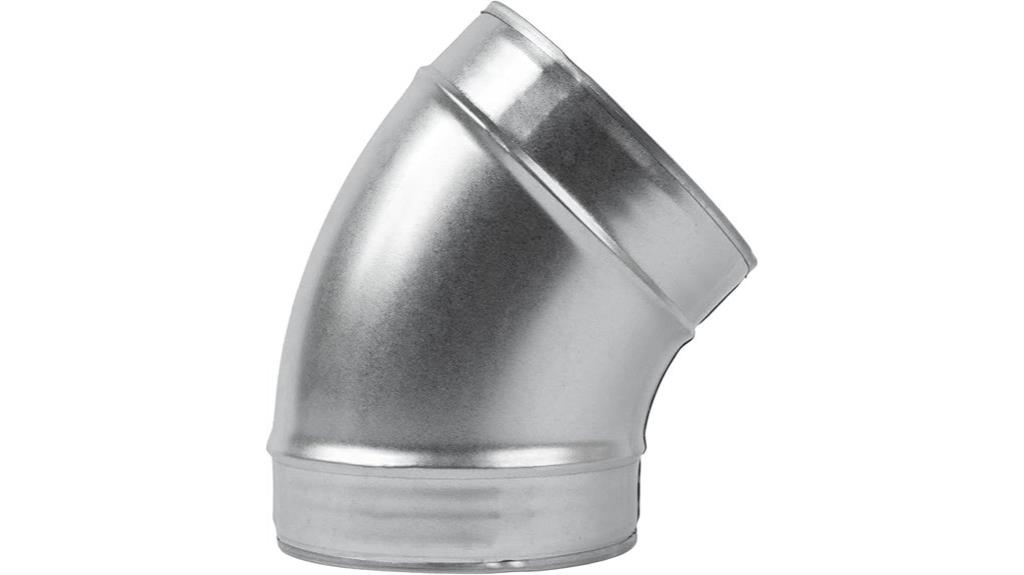 six inch galvanized elbow