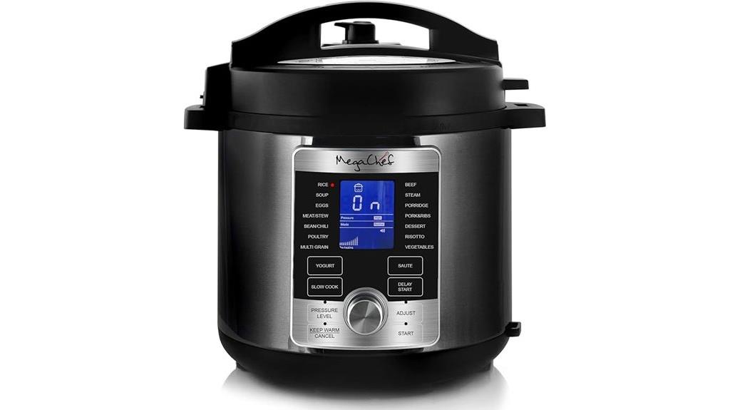 six quart digital pressure cooker