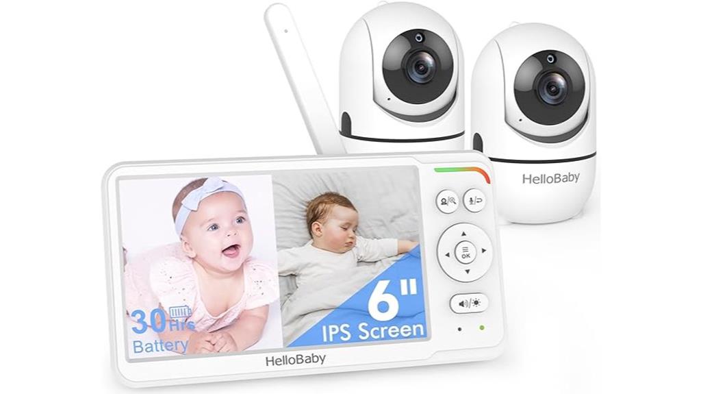six screen baby monitor
