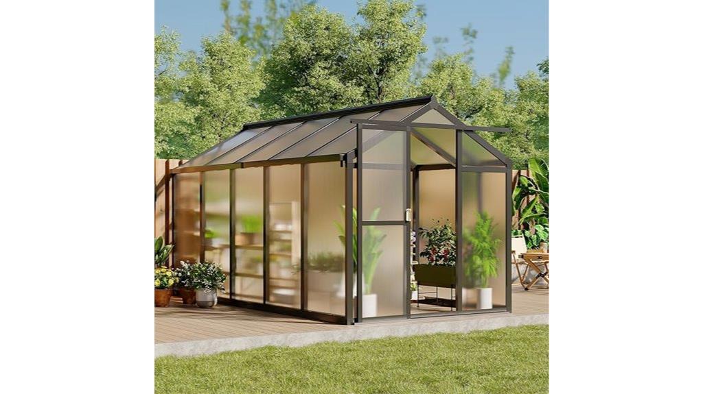 small outdoor greenhouse